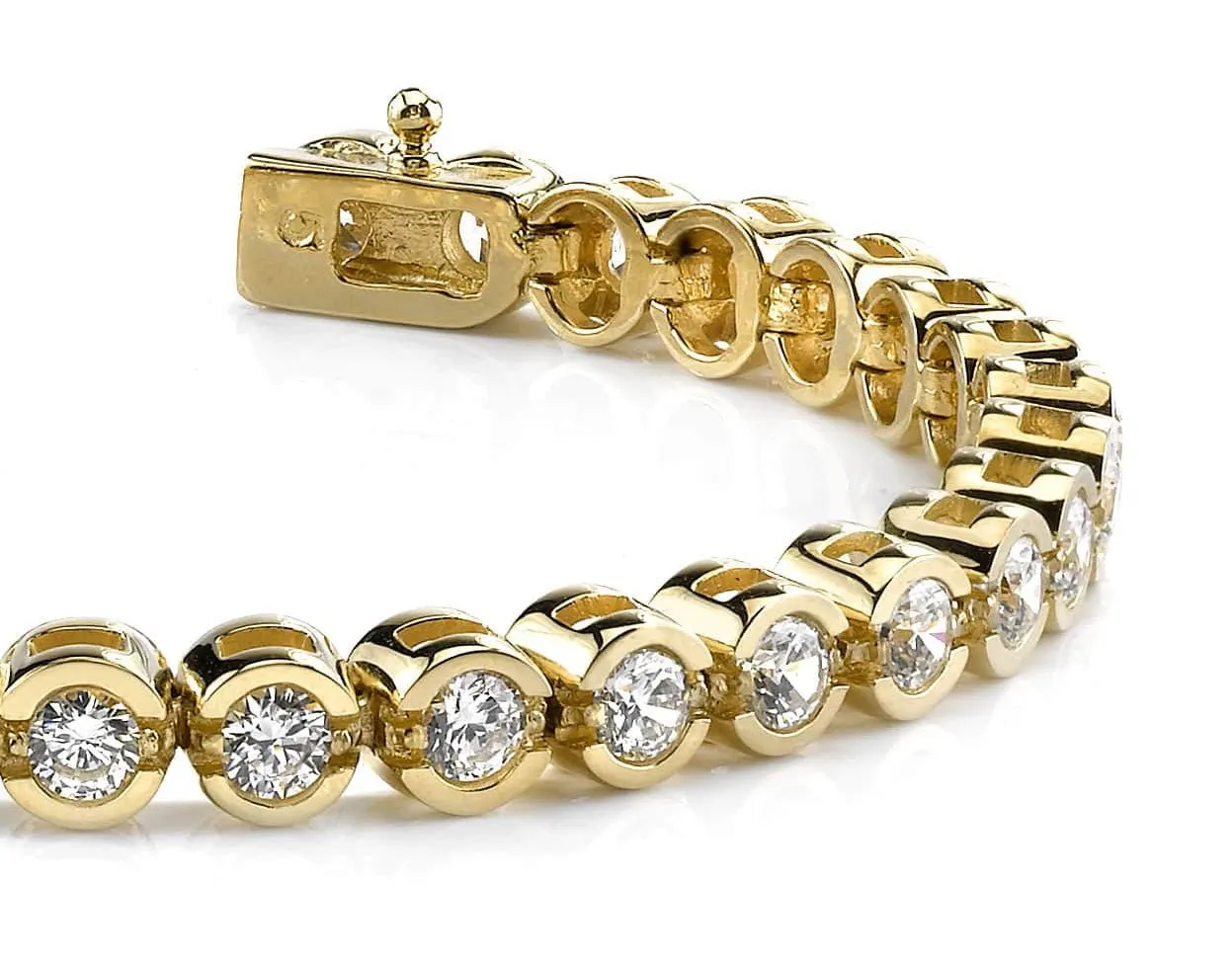 Smile Link Lab-Grown Diamond Tennis Bracelet with 6.08 ct.(finished) 3.7mm
