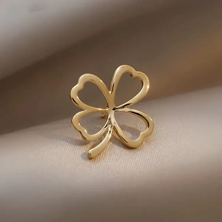 Snowflake Pearl Crystal Brooch