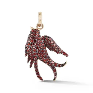 Sparrow Ruby Charm