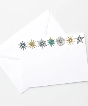 Star Brooches Stationary