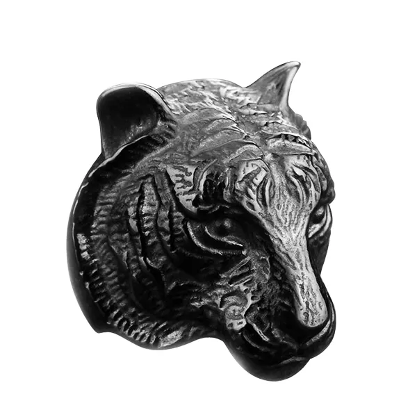 Stoic Tiger Head Ring