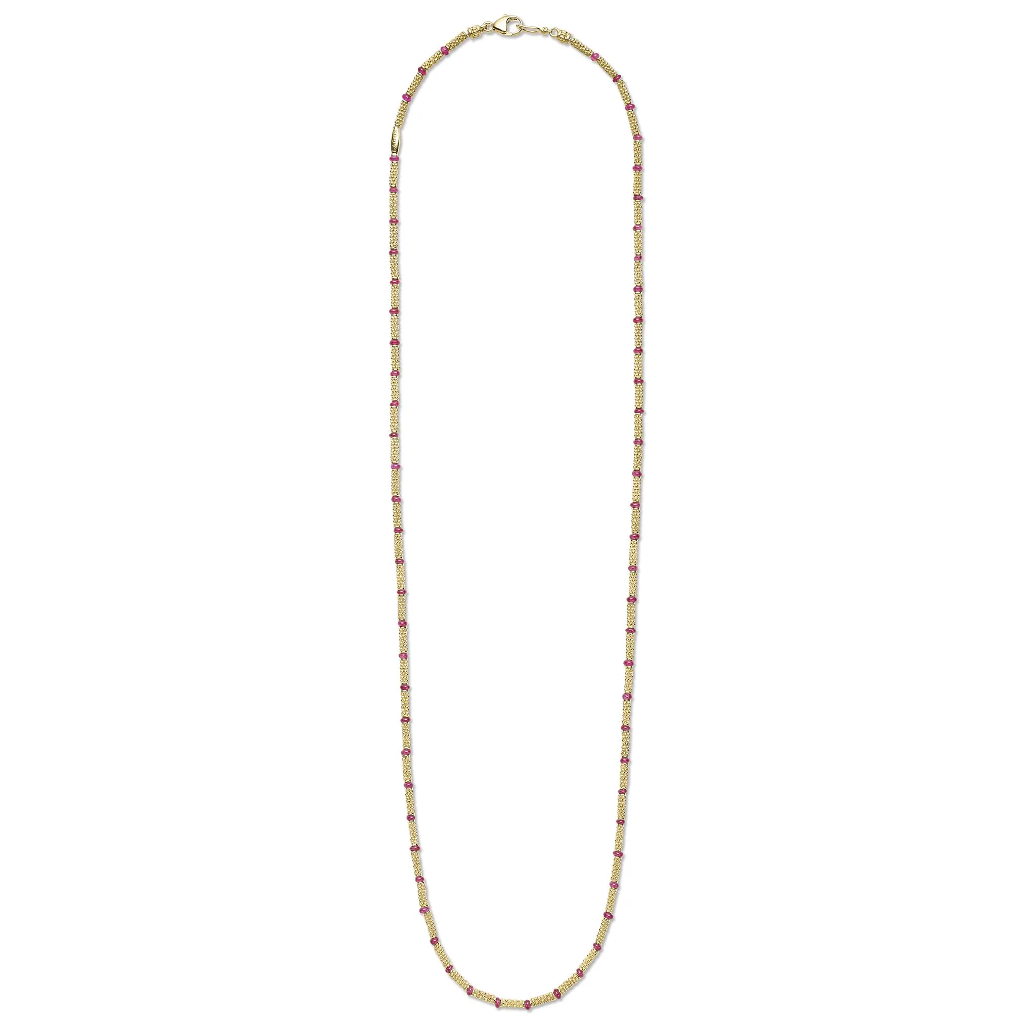 Studio 18K Gold and Ruby Necklace