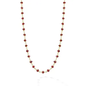 Studio 18K Gold Ruby Necklace