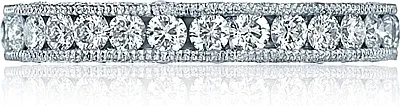 Tacori Channel-Set & Pave Diamond Band