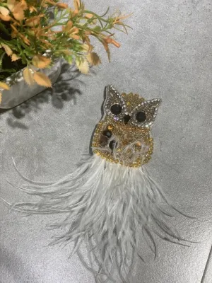 the owl night long brooch