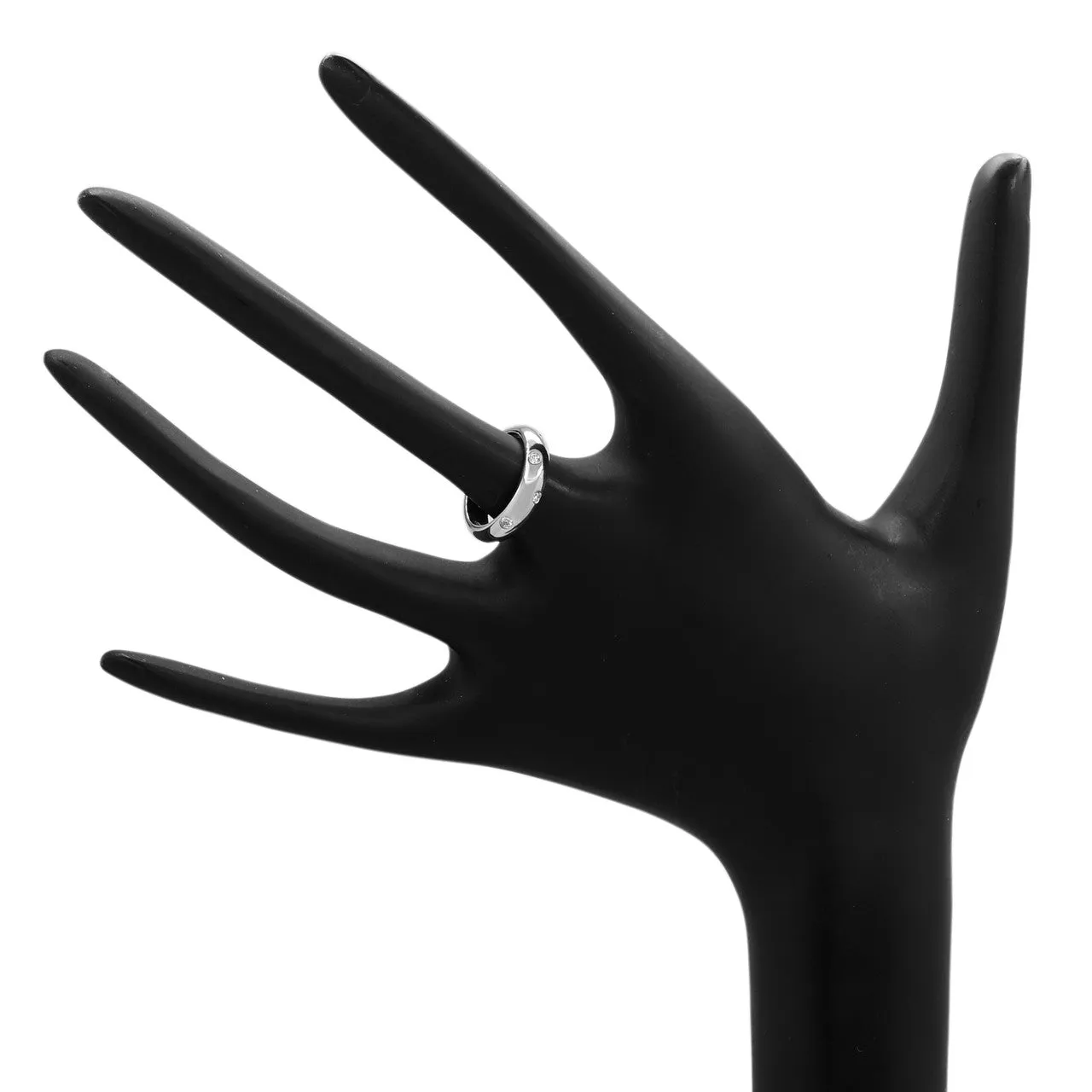 Tiffany & Co. Platinum Diamond 4mm Etoile Ring