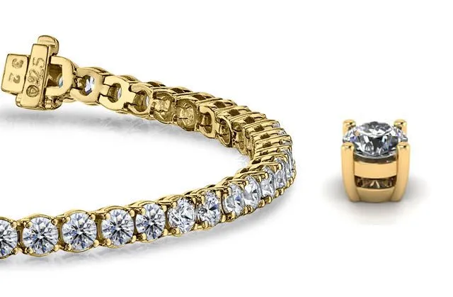 Timeless Dreams Lab-Grown Diamond Tennis Bracelet with 10.92 ct.(finished) 4.1mm