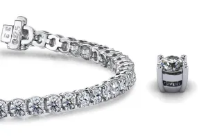 Timeless Dreams Lab-Grown Diamond Tennis Bracelet with 10.92 ct.(finished) 4.1mm