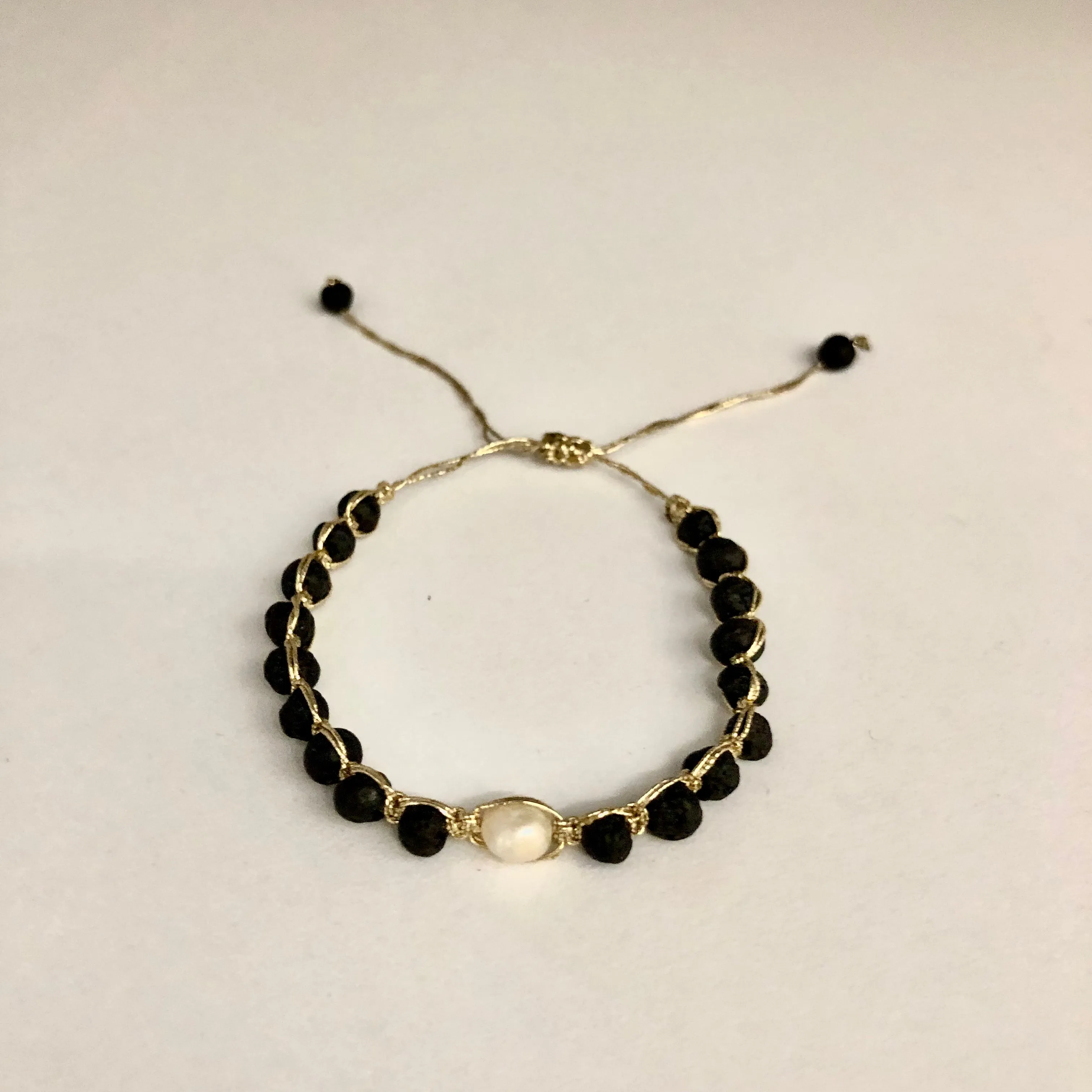 TM Lava Pearl Bracelet