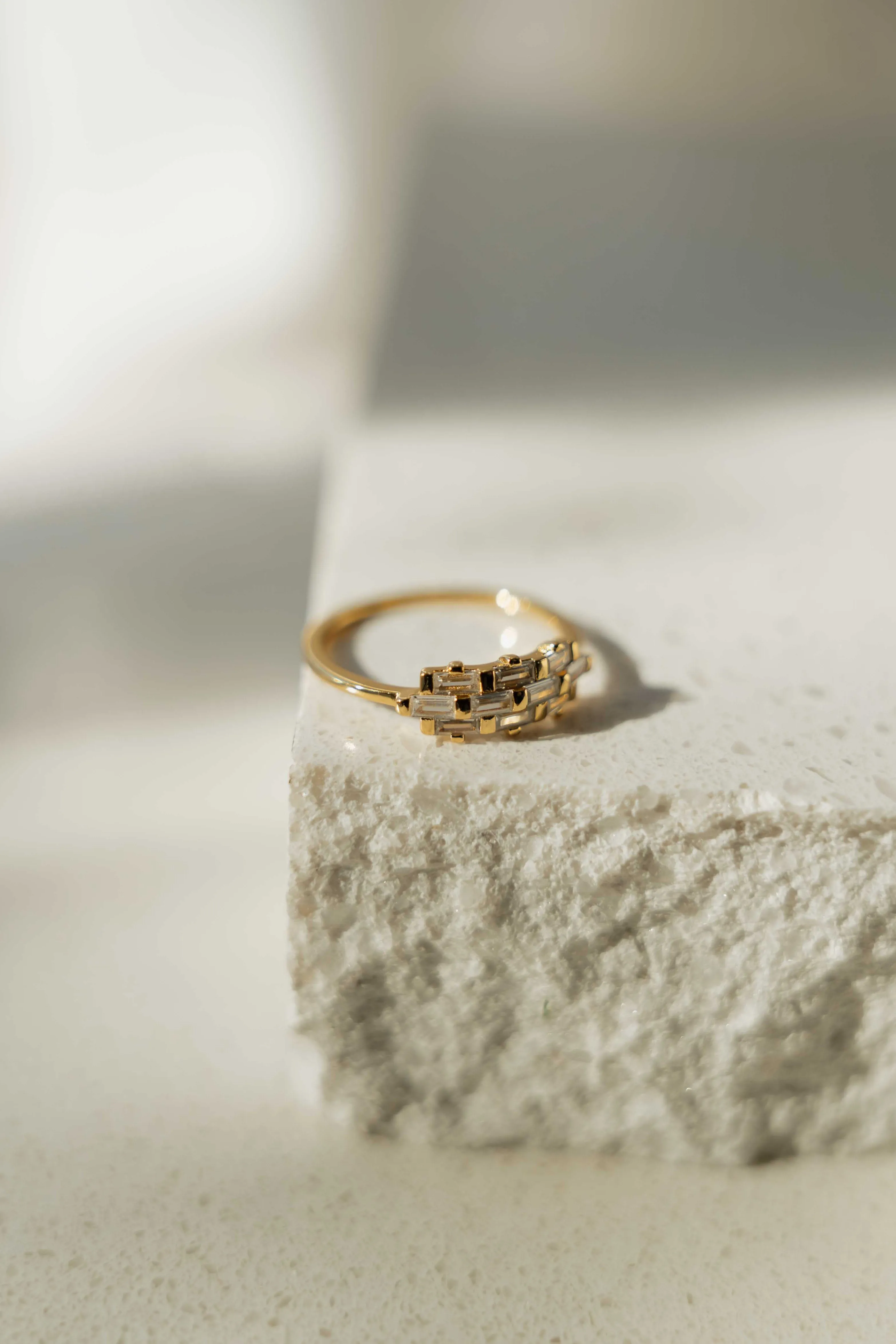 Triple Row CZ Ring