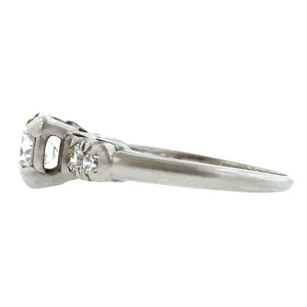 Vintage Diamond Engagement Ring, TRB 0.60ct