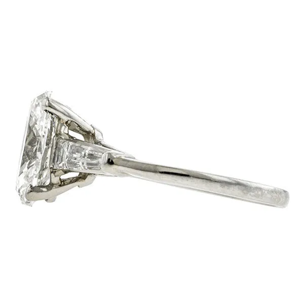 Vintage Engagement Ring, Oval 2.18ct