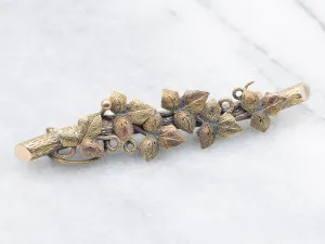 Vintage Ivy Branch Brooch