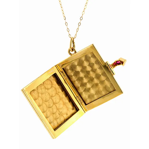 Vintage Multipage Locket Pendant