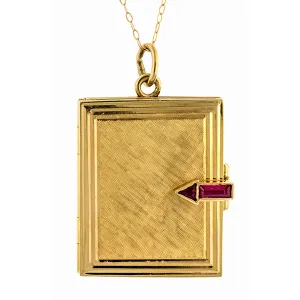 Vintage Multipage Locket Pendant