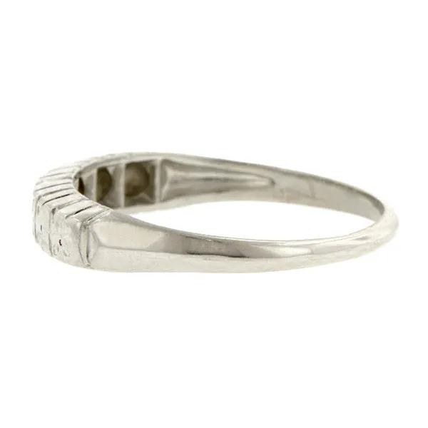 Vintage Patterned Wedding Band