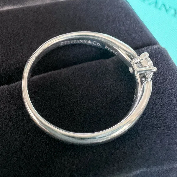 Vintage Tiffany & Co. Engagement Ring, RBC 0.21ct.