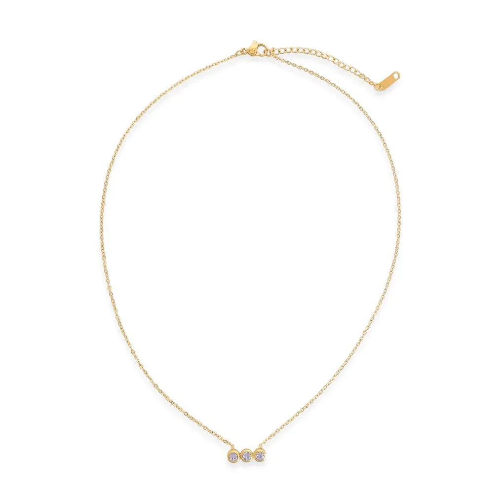 Water Resistant Birthstone Necklace Set