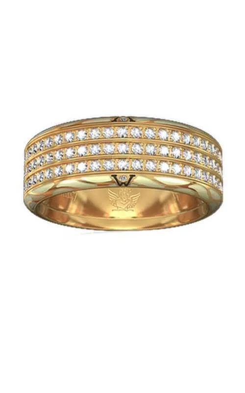 Wellendorff Noble Mother of Pearl Gold and Diamonds Ring 607137