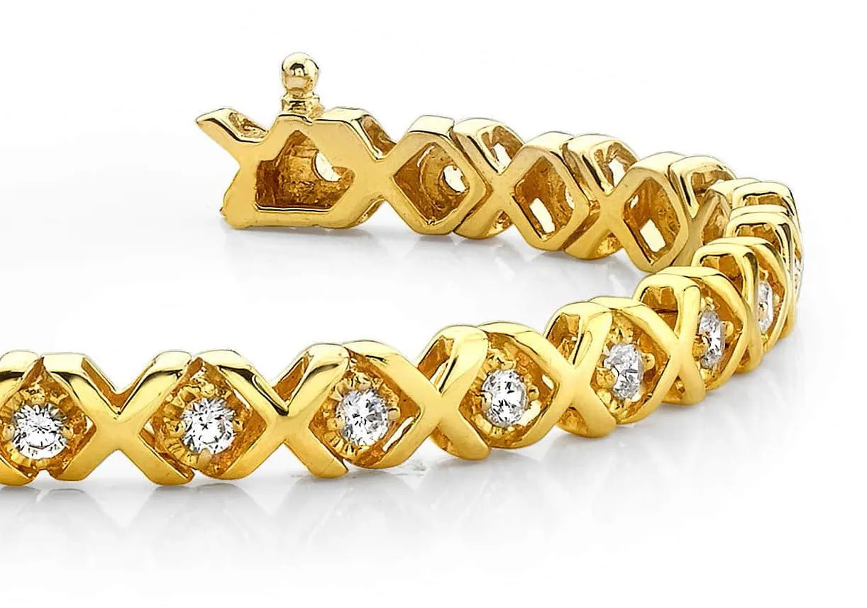 Xoxo Lab-Grown Diamond Bracelet with 3.00 ct.(finished) 3.5mm