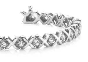 Xoxo Lab-Grown Diamond Bracelet with 3.00 ct.(finished) 3.5mm