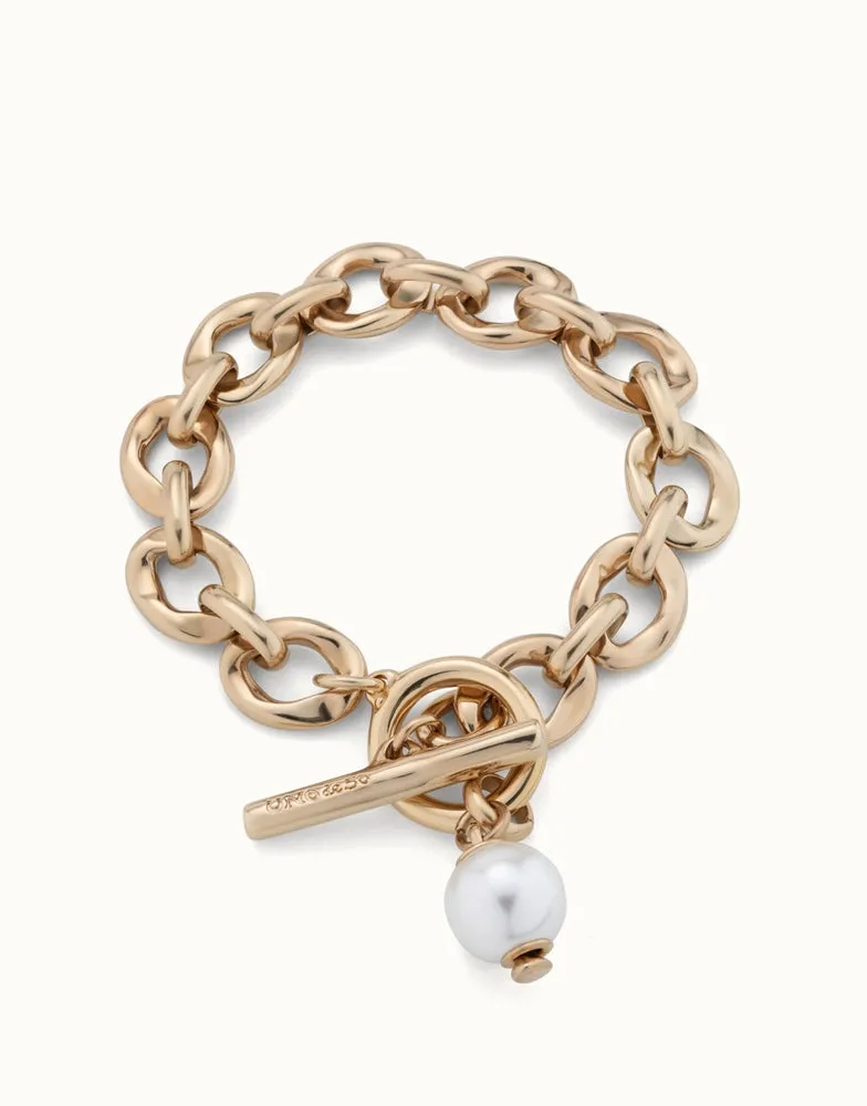 YOLO bracelet, gold